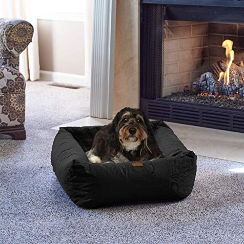 Dog Car Booster Seat Luxurious 2in1 Dog Carseat & Comfy Indoor Lounge Bed for Dogs & Cats