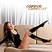 Compression Socks for Men & Women - Great For Sports - Running, Fitness, Exercises, Training, Jogging, Flight Travel - Better Results With Copper Support & Fast Recovery - Pair
