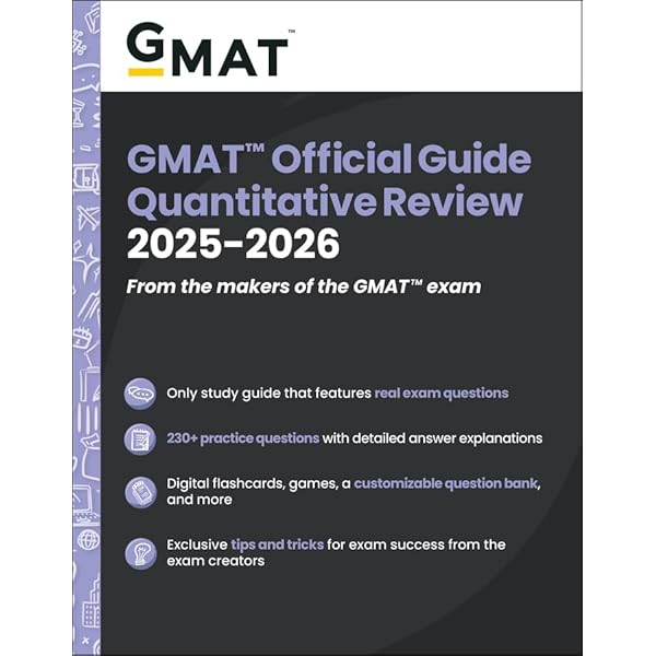 Amazon.com: GMAT Official Guide 2025 - 2026: Book + Online