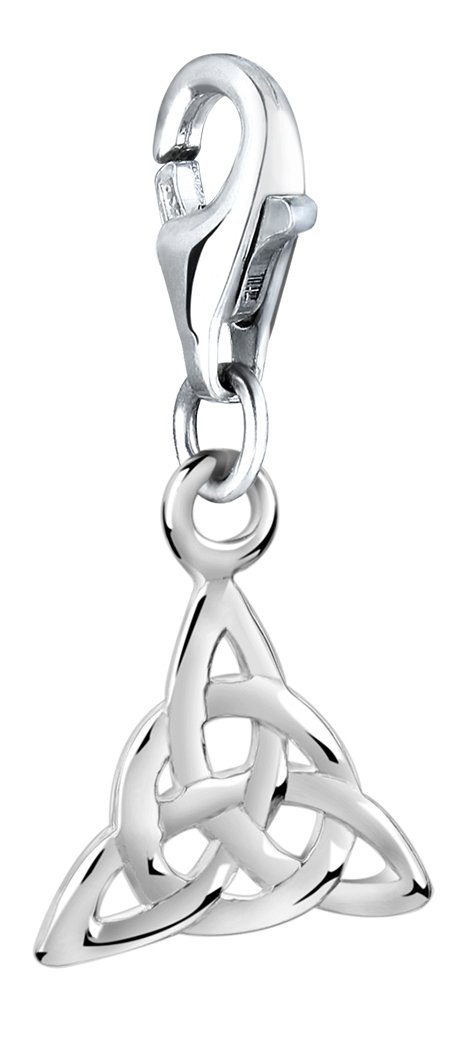 Nenalina Charm Celtic Knot Pendant, for All Brands of Charm Bracelets and Necklaces, Made of 925 Sterling Silver, 713269-000