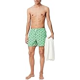 Lacoste Mens Crocodile Print Swim Trunks