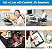 Adjustable Lap Desk – with 8 Adjustable Angles & Dual Cushions Laptop Stand for Car Laptop Desk, Work Table, Lap Writing Board & Drawing Desk on Sofa or Bed by HUANUOthumb 1