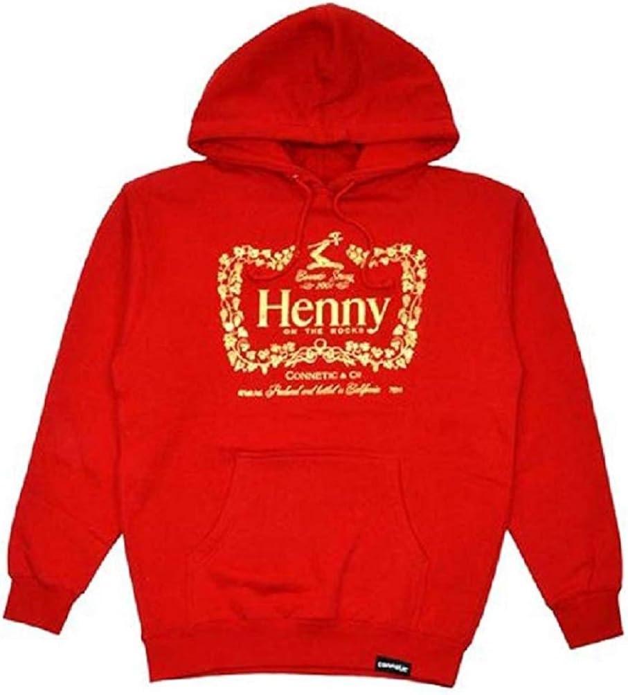 red and gold sweatshirt