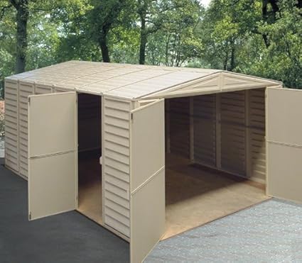 Amazoncom Duramax 10x155 Vinyl Storage Shed With Foundation Kit