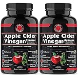 Angry Supplements Apple Cider Vinegar Pills for Weightloss (2 Pk Bundle) Natural Detox Remedy Includes Gymnema, Cinnamon, CLAS, Garcinia for Complete Diet and Health - Starter Kit or Gift