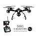 GoolRC 509G 5.8G FPV Drone with 2.0MP HD Camera Live Video High Hold Headless Mode One Key Return 2.4GHz 4 Chanel 6 Axis Gyro RC Quadcopter