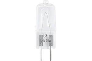 SANJOON 6912A40002J 120V 50W G8 Microwave Halogen Light Bulb Replacement for LG Microwave Halogen Light Bulb,Compatible with LMV2031ST, LMV2031BD, 83543,2025028, AH3610037, EA3610037, PS3610037