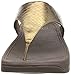 FitFlop Women's Lulu Metallic Snake, Bronze, 6 M US