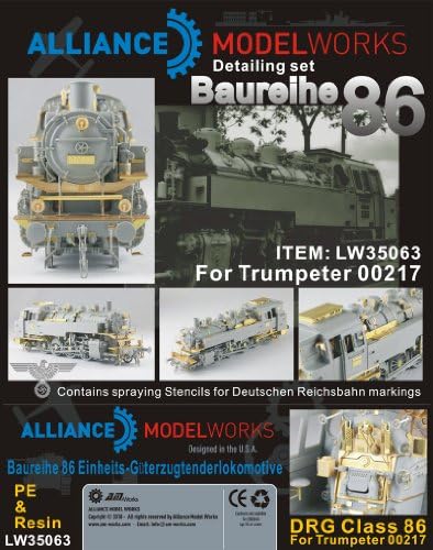 Alliance Model Works 1:35 Br86 detail set for Trumpeter 00217 #LW35063
