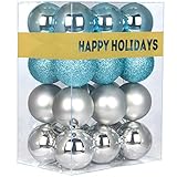 GameXcel 24Pcs Christmas Balls Ornaments for Xmas