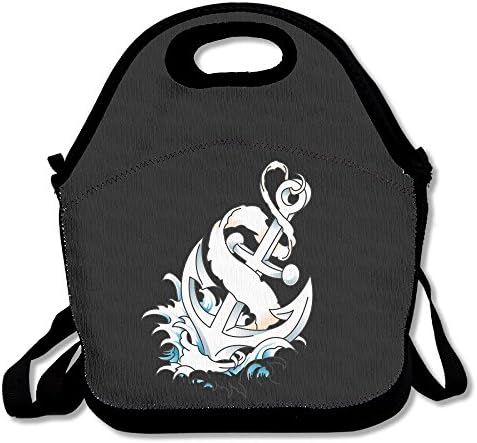 Anchor In The Sea ScribblesLunch Box For Girls Lunch Bag Lunch Box Food Bag Fashion