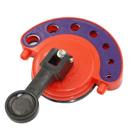 KKmoon Suction Hole Locator 4-12mm Glass Tile Hole Saw Drill Guide Locator Suction Cup Openers Sucker Positioner Punching Tool