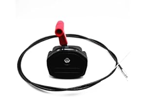 56" Lawn Mower Throttle Cable Kit with Universal Switch Lever Control Handle fits Lawn Mowers Garden Tools