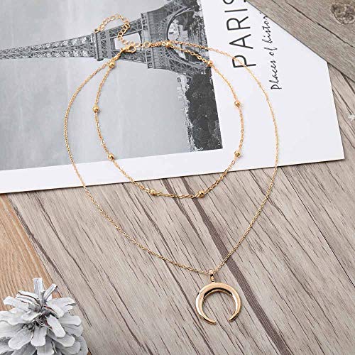 6 Jovono+MultiLayered+Necklaces+Crescent+Necklace