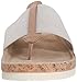 Skechers Cali Women's Granola Shimmer Chic Flip Flop, Natural, 7 M US