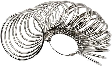 Yasumai Professional Metal Bracelet Bangle Sizer Gauge Jewelry Wrist Size Measure Tool 1-27