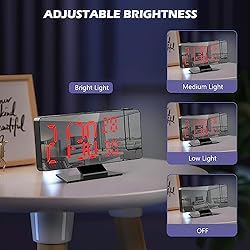 JXTZ Projection Alarm Clock, Alarm Clock Projection