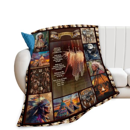 Golakra Native Indian Throw Blanket