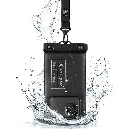 Pelican Marine - IP68 wasserdichte Handytasche/Hülle (Normale Größe) - Schwimmende wasserdichte Handyhülle für iPhone 14 Pro/ 13 Pro/ 12 Pro/ 11 Pro/S
