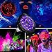 KINGBO Black Light Bulb, 36W LED Blacklight Bulbs E26 PAR38 Glow in The Dark, 395nm LEDs for Blacklight Party, Fluorescent Art, DJ Dance Party, Holiday Decorations, Acrylic Pouring Light
