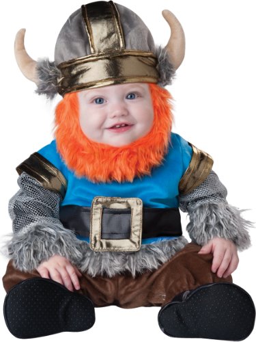 InCharacter Baby Boy's Viking Costume, Silver/Blue, Medium(12 - 18mos)