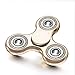 FANKUTOYS Triangle Hand Fidget Spinner Fingertip Gyro Anxiety Toy, (Gold)