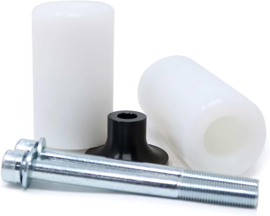 Shogun 2005 2006 Kawasaki ZX6R ZX6RR ZX636 ZX6 White Frame Sliders - 750-4400 - MADE IN THE USA