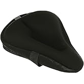 QBXMY7 Bike Seat Cushion, Waterproof Gel Bike Seat Cushion Cover - Soft Padded Comfort for Men & Women