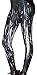 Sister Amy Women's High Waist Black Eyes Digital Printted Ankle Elastic Tights Legging