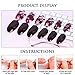 BLINGINBOX False Nails Gothic Full Cover Glossy Fake Nails Shape Nails Sharp Art Stiletto Nail for Women 24Pcs