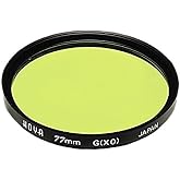 HOYA HMC X0 77mm Lens Filter (Yellow-Green) &ndash; Contrast Enhancing Camera Filter for B&amp;W Photography with Slim Black Aluminum Frame, 6-Layer HMC Multi-Coated Optical Glass, Ideal for Portraits &amp; Foliage