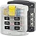 Blue Sea Systems 5028 ST Blade Fuse Block 6 Circuit with Cover