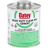 Oatey Heavy Duty Clear Cement For PVC 32 oz.