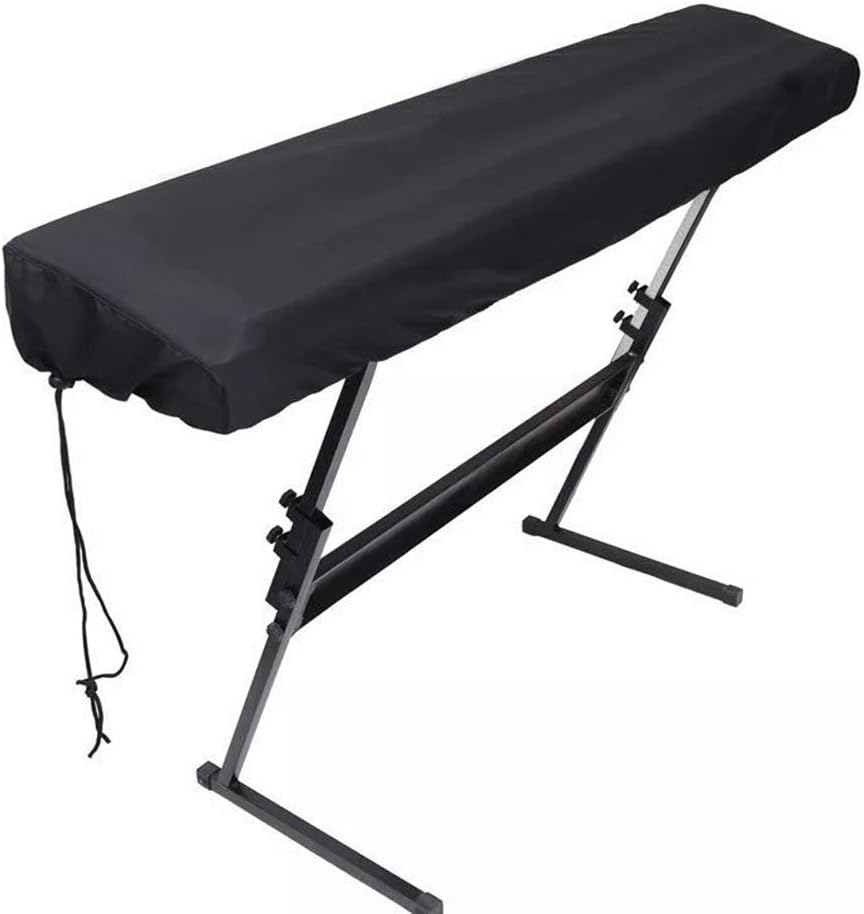 Electric/Digital Piano Keyboard Dust Cover for 61/88 Keys Elastic Cord