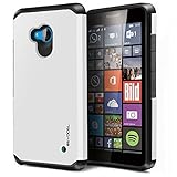 Evocel® Lumia 640 [Dual Layer Series] Hybrid Armor Protector Case For Microsoft Lumia 640 - Retail Packaging, Snow (EVO-NK640-SA18)