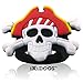 Armshield Pirate Rings for Kids 24pc Birthday Party Favors Skull Crossbone Toy Rings (24 Rings)