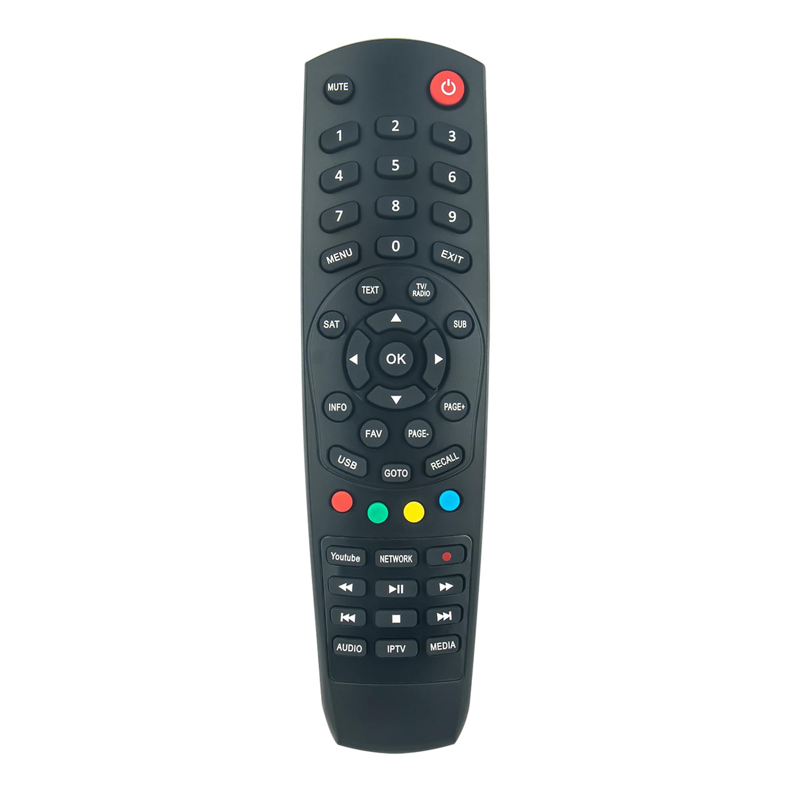 ALLIMITY Remote Control Replacement fit for Hitechbox Hitech Box 9000 9200 9900