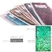 Idea up Reversible Sequins Mermaid Pillow Cases 4040cm with magic mermaid sequin (Rose Gold and White)