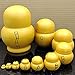 LK King&Light 10pcs Golden Tiger Russian Nesting Dolls Matryoshka Wooden Toys