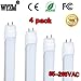 F15T8 LED Replacement Bulb 18 inch,840lm Output,120V,4-Pack,17-3/4