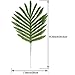 30 Pack Artificial Tropical Silk Palm Leaves for Home Decoration and Hawaiian Luau Party Table Decoration