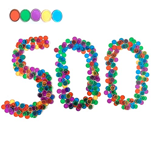 Assorted Colors 500 Chips