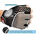 iiSPORT Weight Lifting Gloves for Women & Men, Workout Gym Fitness Cross Gloves Gray,Large