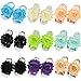 ZHW Baby Girls Infant Barefoot Sandal Shoes Foot Flowers Footwear(9 Pairs)