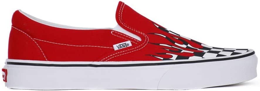 racing red checkered vans