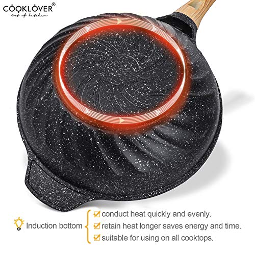 Chinese Wok Nonstick Diecasting Aluminum Dishwasher Safe Scratch