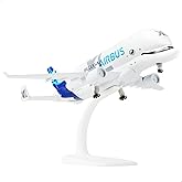 QIYUMOKE 1/300 A330 Beluga XL1 Diecast Metal Airplane Model Kit with Stand | for Airbus a330-743L Super Transport Beluga Model (7.7 inches) for Adult Plane Aviation Enthusiasts Collectible or Gift