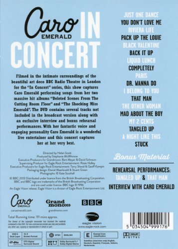 Caro Emerald In Concert Amazon It Caro Emerald Caro Emerald Film E Tv