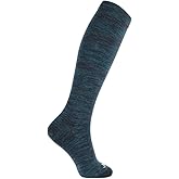 ja vie Cashmere Merino Compression Socks for Women & Men Knee High Stockings with Seamless Toe (15-20 mmHg)