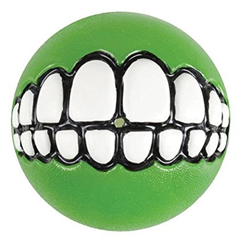 Rogz Fun Dog Treat Ball in various sizes and colors, Large, Lime